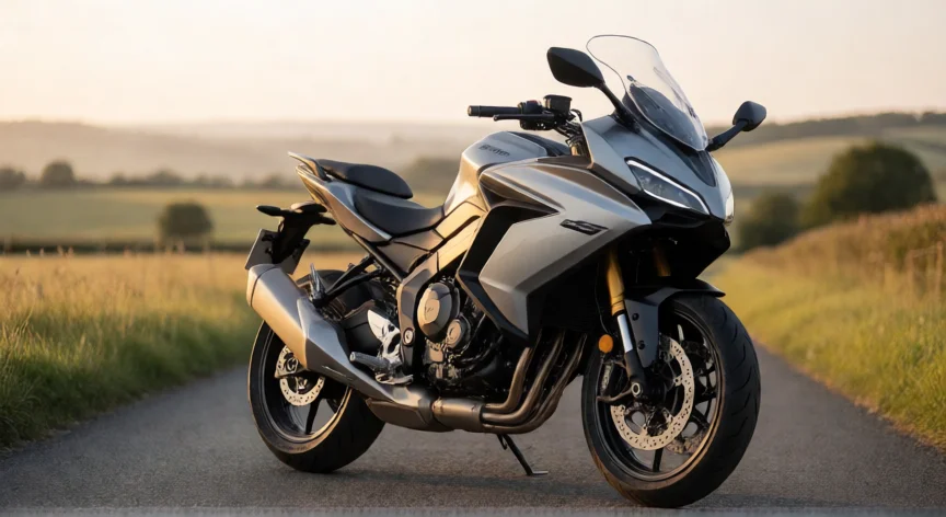 consejos para asentar una moto 0km, Moto 0 km en carretera secundaria ajustando la cadena durante el periodo de asentamiento