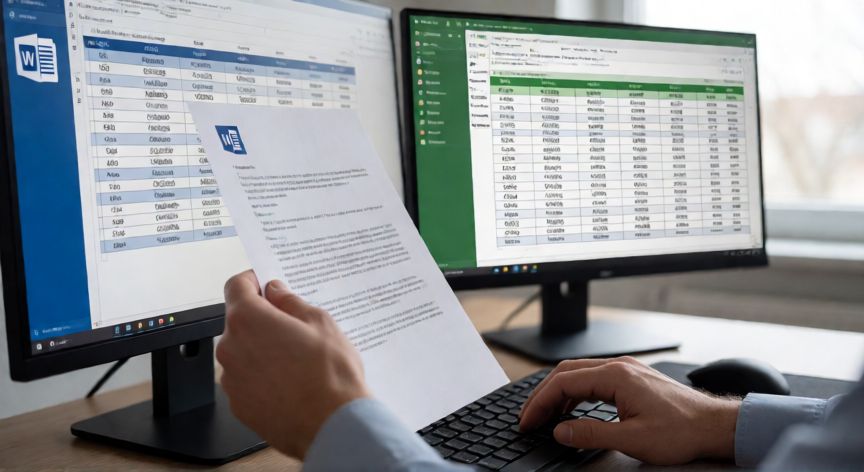 convertir word en xls, Copiar una tabla de Word y pegarla en una hoja de cálculo Excel