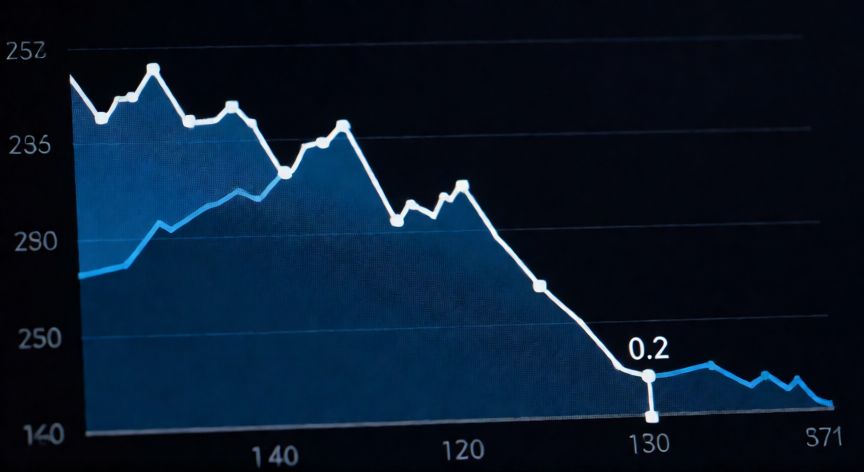 covid 19 0.2, Gráfico de datos epidemiológicos mostrando una tasa baja de 0.2