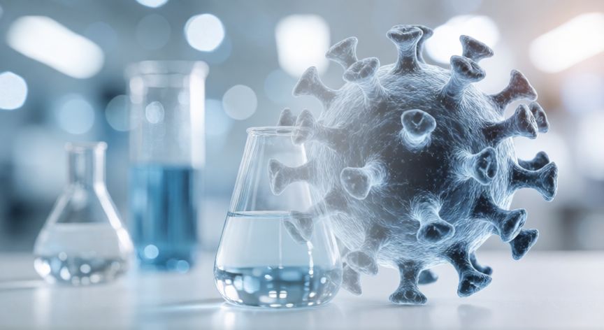 covid 19 7 days, Representación visual de la reducción de la carga viral del coronavirus con el paso del tiempo