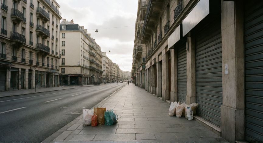 covid 19 confinamiento, Calle desierta durante el confinamiento por la pandemia de COVID-19