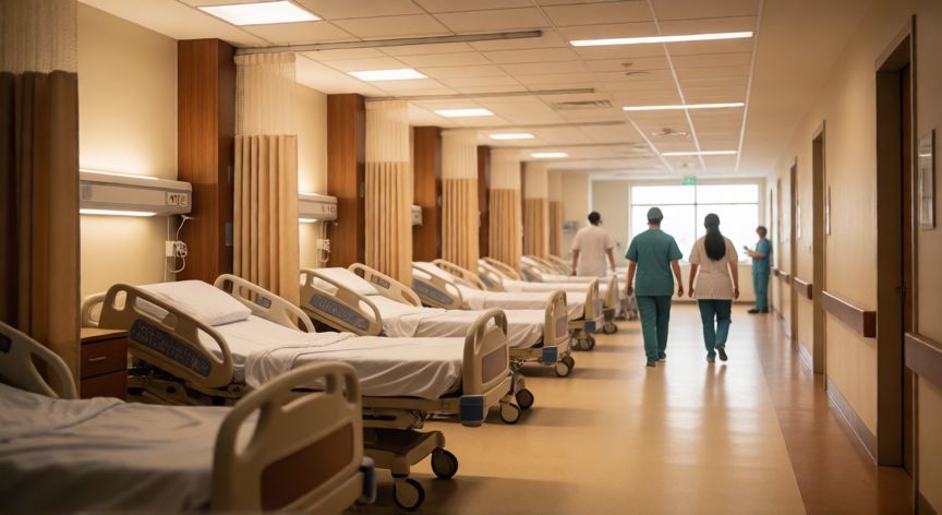 covid 19 fin de la pandemia, Hospital en funcionamiento rutinario tras el fin de la emergencia sanitaria