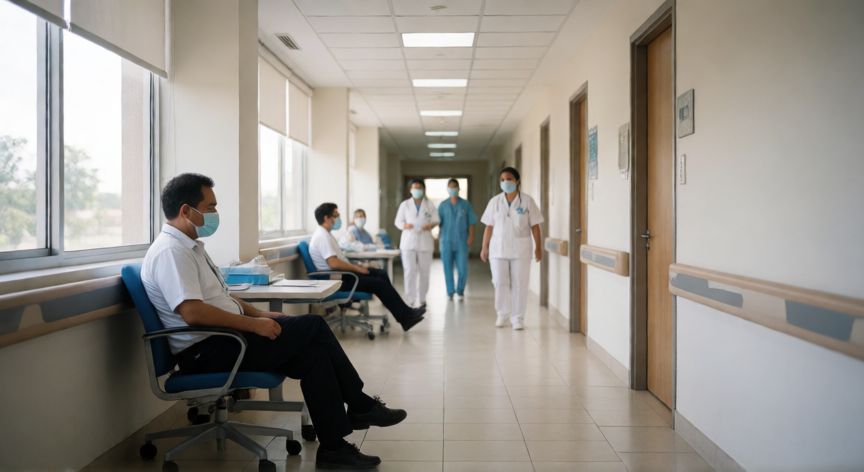 covid 19 guatemala 2026, Personal sanitario en un hospital de Guatemala bajo protocolos de vigilancia rutinaria