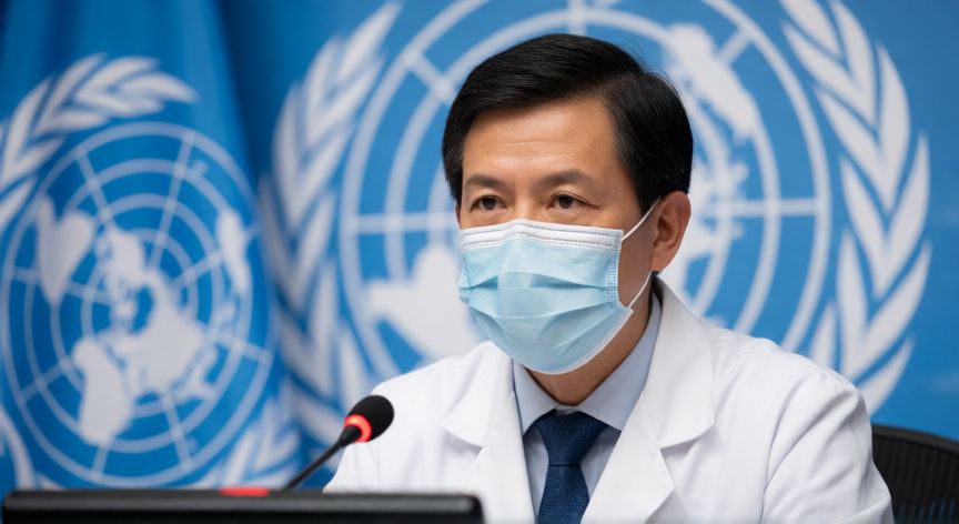 covid 19 kab aaya tha, Representación de la declaración oficial de la OMS durante la pandemia de Covid-19