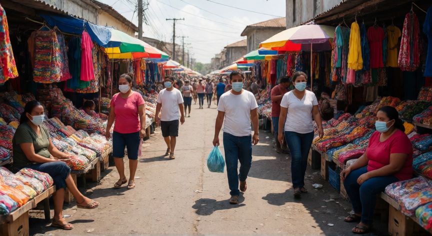 covid 19 nicaragua, Vida cotidiana y medidas de prevención en mercados de Nicaragua