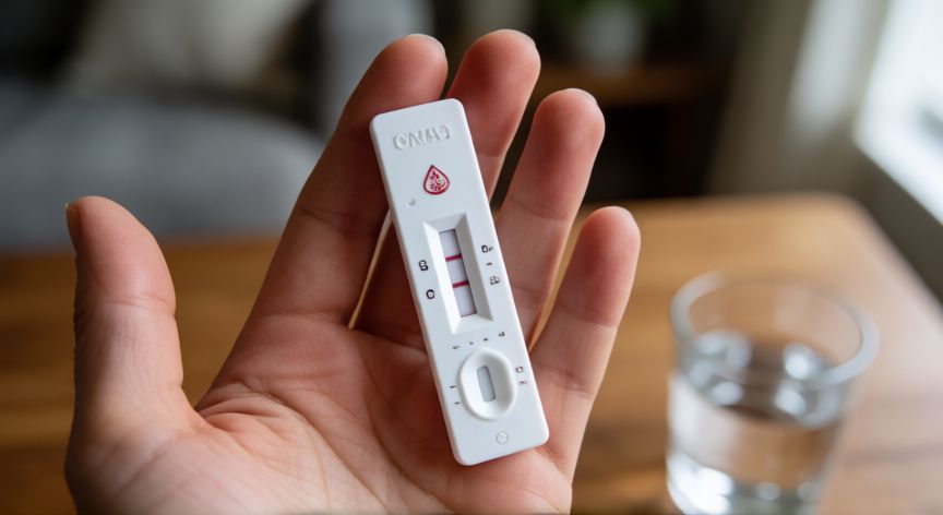 covid 19 resumen corto, Test rápido antígeno positivo para COVID-19 en entorno doméstico