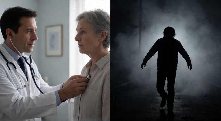 covid 19 zombie, Comparación visual entre la atención médica real por Covid-19 y la ficción de los zombis