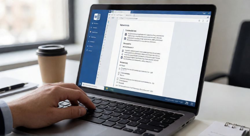 crear en word un indice, Pantalla de Word mostrando la creación de un índice automático con estilos de título aplicados