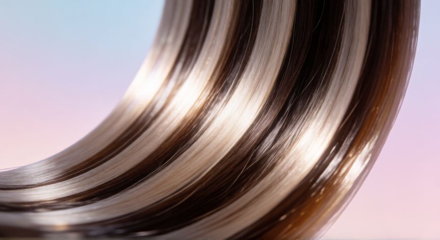 cual es el mejor producto para hacer keratina en el cabello, Detalle de cabello liso y brillante después de tratamiento de keratina