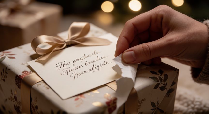 Regalo personalizado y romántico para novia con carta manuscrita