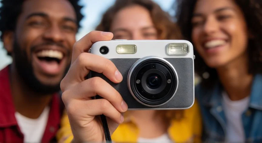 cual es el mejor regalo para un niño de 12 años, Uso de tecnología como cámaras instantáneas para registrar momentos sociales en la adolescencia temprana