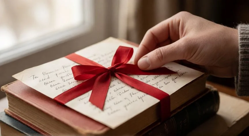 cual es el mejor regalo que alguien puede recibir, Carta escrita a mano como símbolo de regalo personalizado y emocional