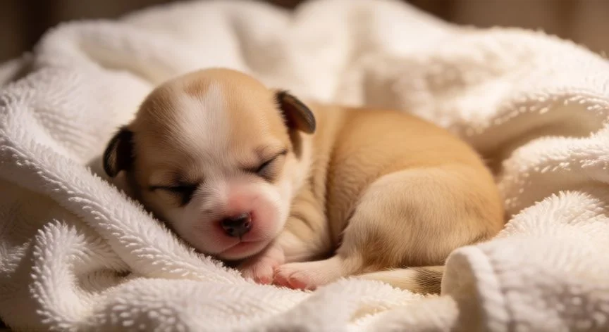 Cuidados esenciales para un cachorro recién nacido