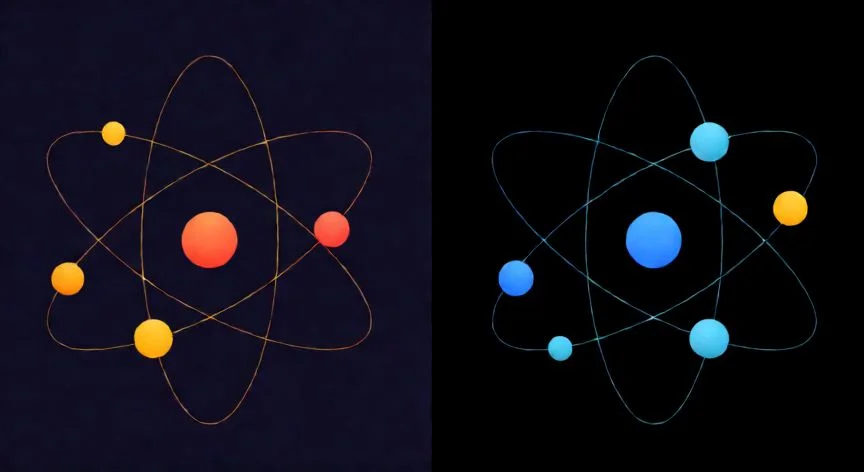 diferencia entre 6 y 9, Modelos atómicos comparando el Carbono y el Flúor