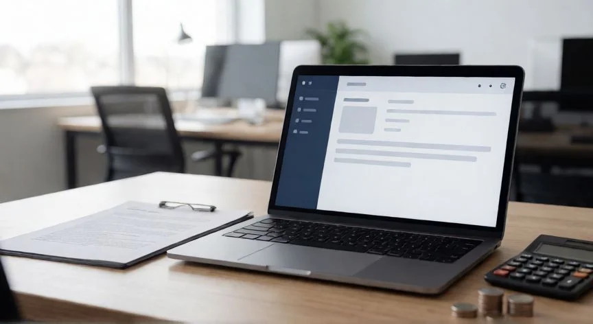 diferencia entre cif y nif, Escritorio de oficina con documentos empresariales y CIF