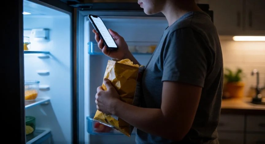 diferencia entre comer y consumir, Contraste entre comer en casa y consumir en una cadena de producción industrial