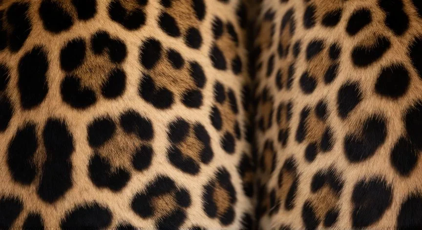diferencia entre jaguar y leopardo, Detalle del pelaje: rosetas con puntos en el jaguar y sin puntos en el leopardo