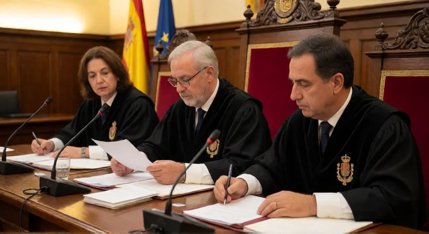 diferencia entre juez y magistrado en españa, Detalle de togas: placa plateada del juez y placa dorada con vuelillos del magistrado