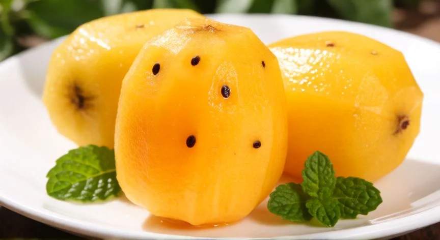 diferencia entre kiwi verde y amarillo, Mano pelando un kiwi amarillo dorado con cuchillo pequeño