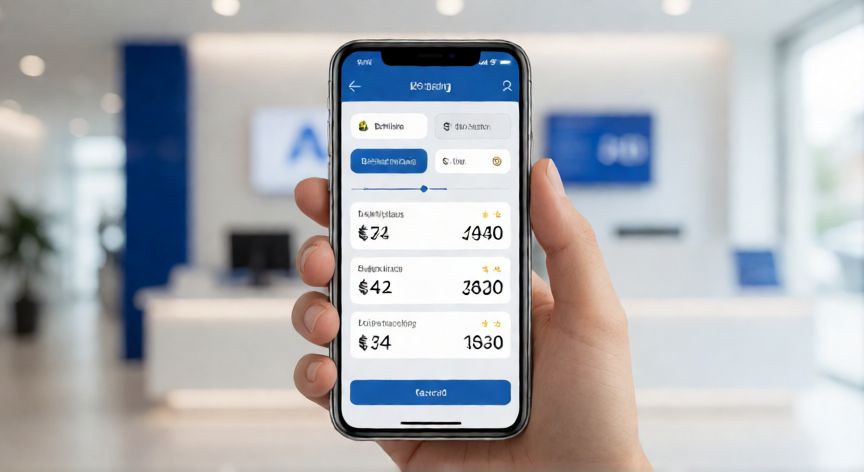 donde ahorrar en dolares en colombia, Persona usando aplicación móvil para convertir pesos a dólares en Colombia