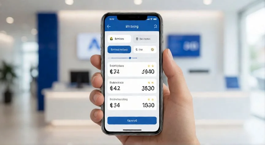 donde ahorrar en dolares en colombia, Persona usando aplicación móvil para convertir pesos a dólares en Colombia