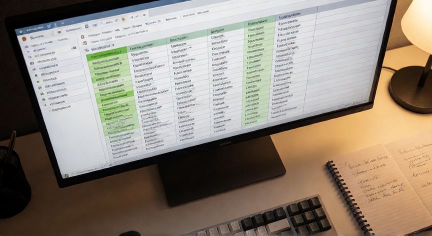 en excel como ver duplicados, Comparación visual entre columna con duplicados y lista limpia generada con la función UNICOS en Excel