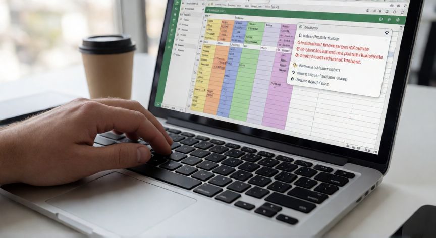 en excel funcion buscarv, Persona escribiendo una fórmula de búsqueda en Excel en un entorno de oficina moderno