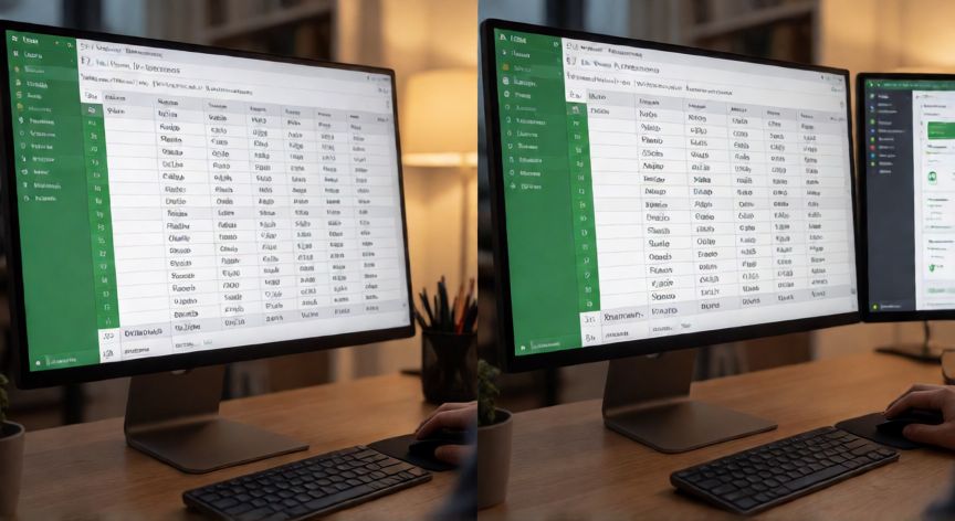 en excel las tablas no admiten filas por debajo de la fila de totales, Comparación de tabla Excel sin y con fila de totales activada
