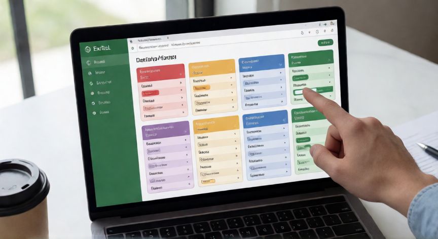 en excel mediante una segmentación de datos podemos filtrar tanto en rangos como en tablas, Panel de control en Excel con múltiples segmentaciones interactivas para filtrar datos de varias tablas