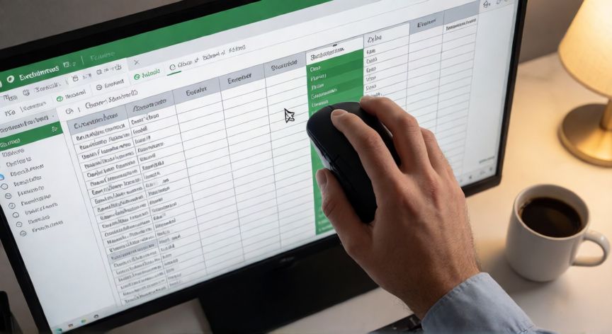 en excel que significa desbordamiento, Ampliando una columna en Excel para resolver el desborde visual de texto