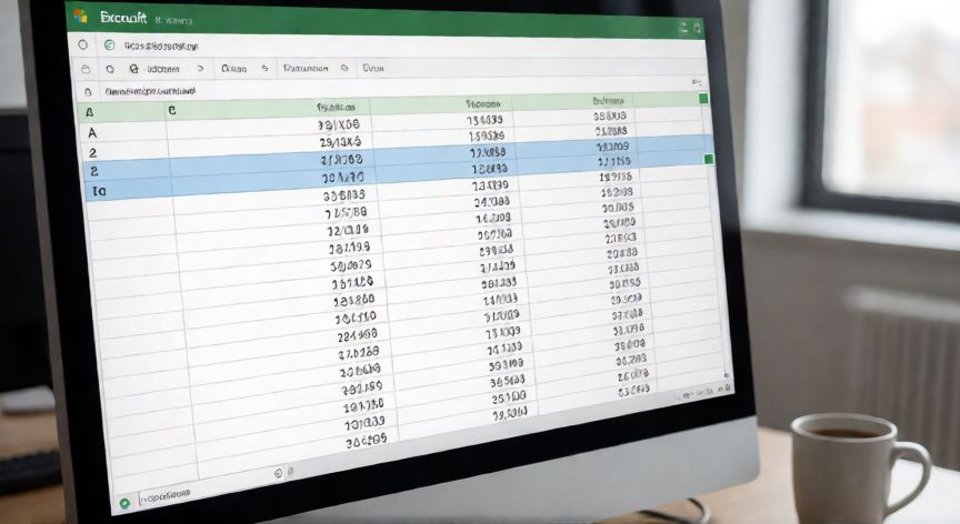en excel referencia relativa, Hoja de cálculo de Excel mostrando una referencia relativa con el asistente de relleno activo en una celda seleccionada