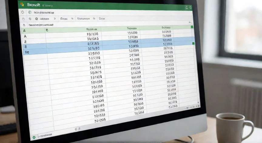 Hoja de cálculo de Excel mostrando una referencia relativa con el asistente de relleno activo en una celda seleccionada