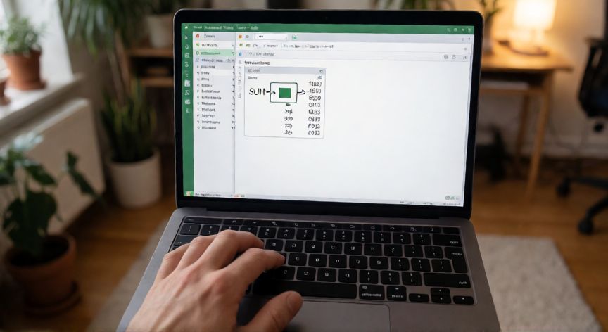 en excel restar, Atajo de teclado Alt+Shift+= en Excel para autosuma con valores negativos