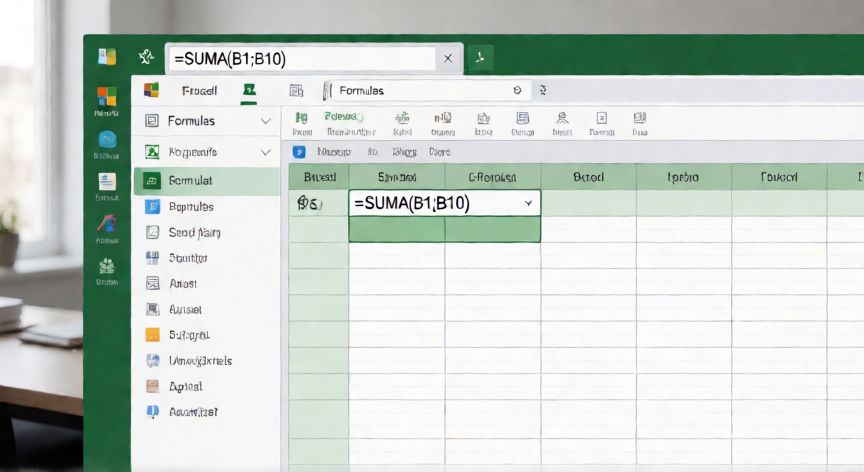 en excel se ve la formula y no el resultado, Hoj de Excel mostrando la fórmula en lugar del resultado numérico en la celda seleccionada