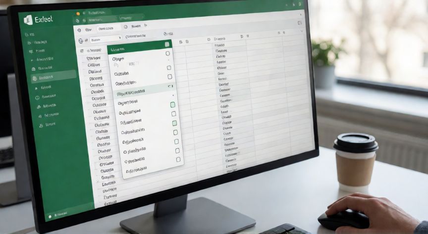 en excel seleccionar de una lista, Selección de elemento en lista desplegable de validación de datos en Excel