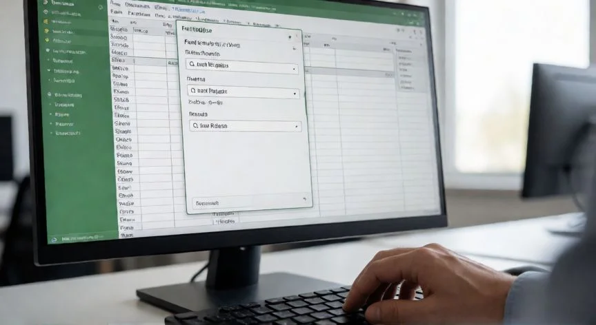 Diálogo de Buscar y reemplazar en Excel sustituyendo puntos por comas