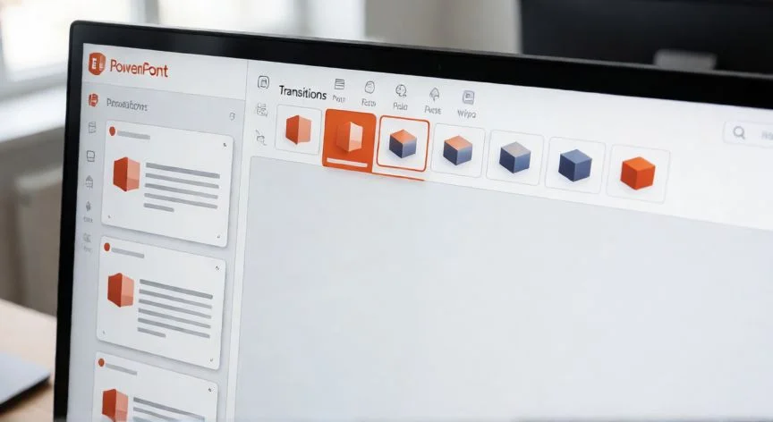 Para qué sirve la opción Transiciones en PowerPoint