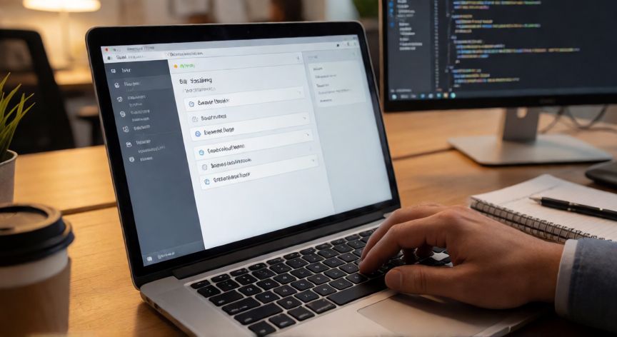 en word aparece error de activacion de productos, Técnico reparando la instalación de Microsoft Office desde el panel de control en un portátil