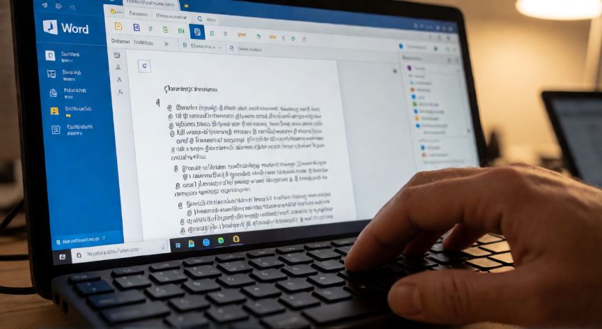 en word como borrar una hoja, Pantalla de Word mostrando caracteres ocultos con el símbolo párrafo para borrar una página