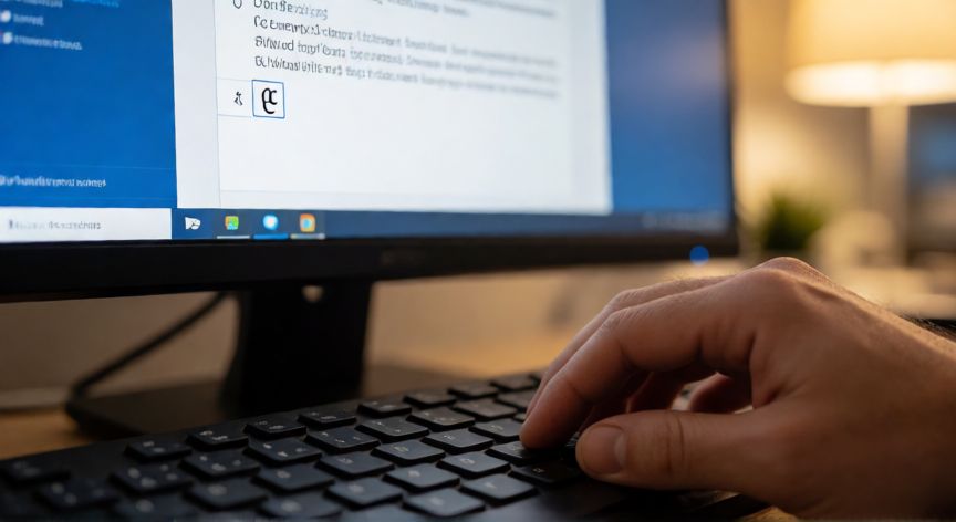 en word como eliminar una hoja en blanco, Manos eliminando una hoja en blanco en Microsoft Word usando atajos de teclado