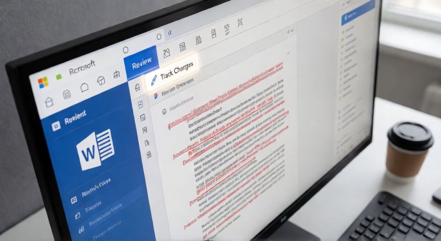 en word donde esta el control de cambios, Pantalla de Microsoft Word con la pestaña Revisar abierta y el botón Control de Cambios visible en la cinta de opciones