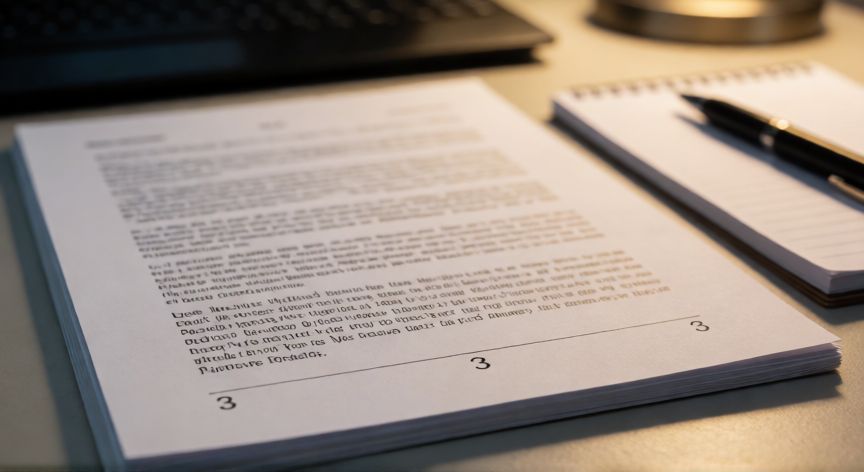 en word donde se pone el numero de pagina, Documento impreso con número de página visible en la parte inferior central