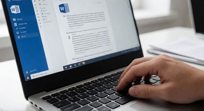 en word eliminar pagina, Pantalla de Microsoft Word mostrando marcas de formato activadas con el cursor seleccionando un salto de página