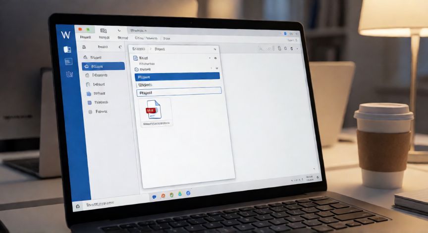 en word insertar pdf, Ventana de Word mostrando el menú Insertar con la opción de agregar objeto PDF