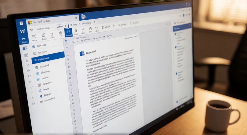 en word justificar, Pantalla de Microsoft Word mostrando el botón de justificar texto en la pestaña Inicio