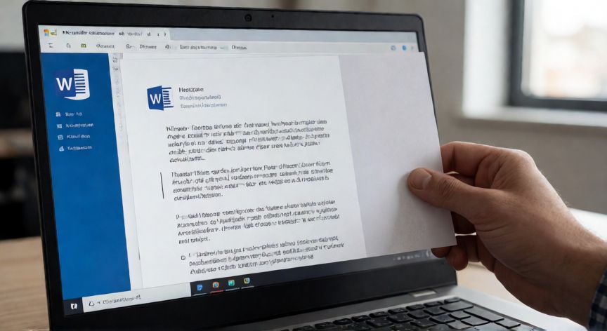 en word me aparece una linea vertical que no puedo borrar, Pantalla de Word con una línea vertical que no se puede eliminar