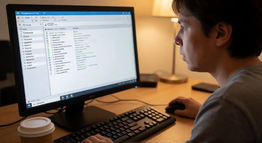 en word me desaparece el cursor, Persona diagnosticando el problema del cursor en Word mediante el Gestor de tareas de Windows