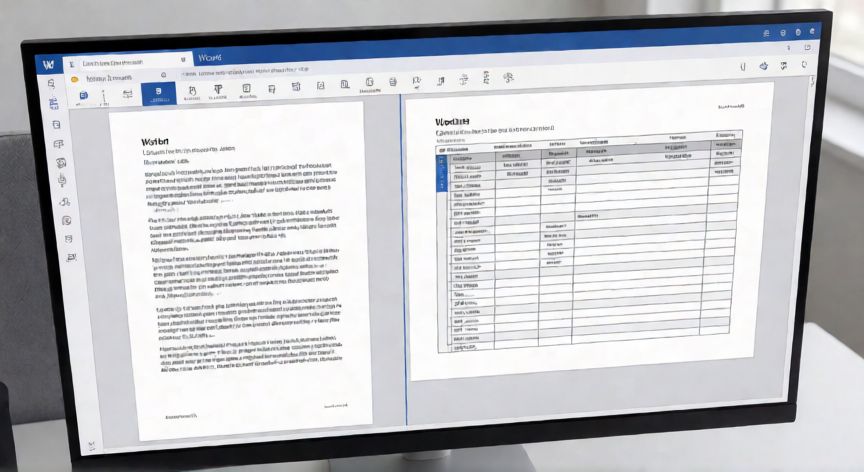 en word se puede poner una pagina vertical y otra horizontal, Documento de Word con una página vertical y otra horizontal usando saltos de sección