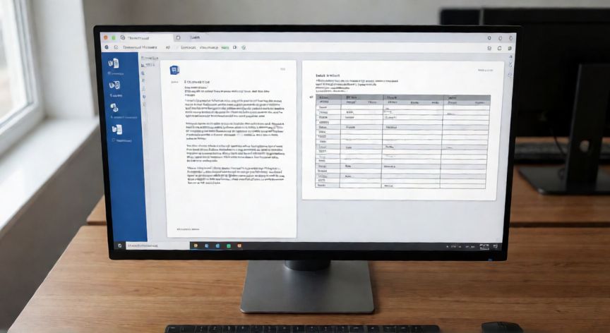 en word una hoja vertical y otra horizontal, Documento de Word con una página vertical y otra horizontal usando saltos de sección