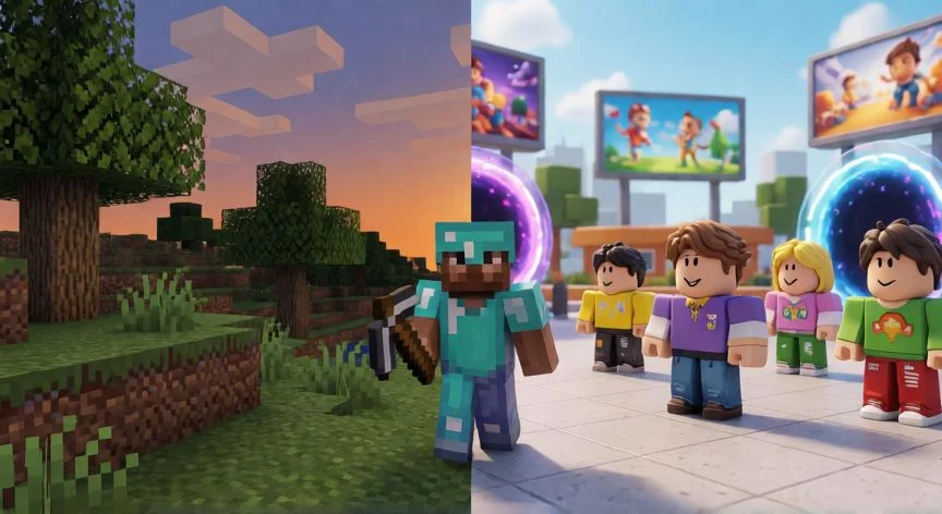 Minecraft y Roblox: ¿Son lo mismo? Diferencias clave explicadas